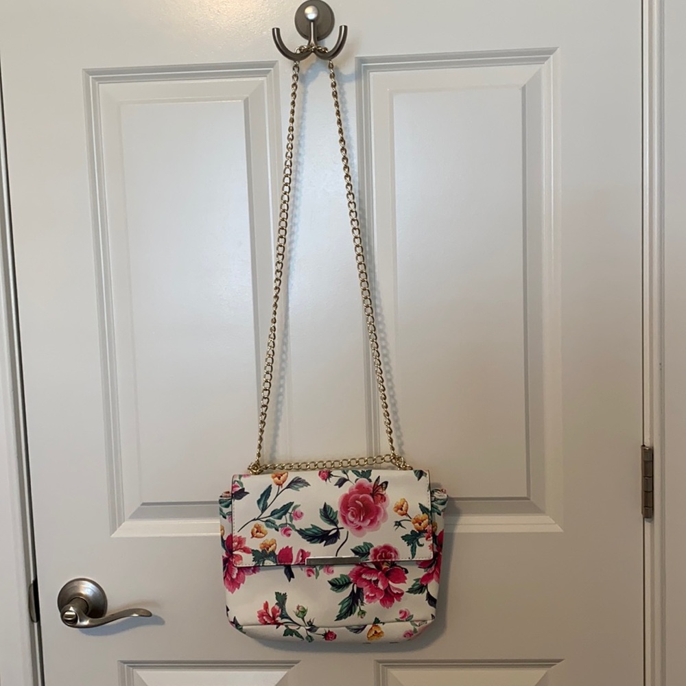 Floral shoulder bag